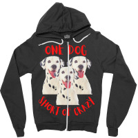 One Dog Short Of Crazy T  Shirtone Dog Short Of Crazy T  Shirt (14) Zipper Hoodie | Artistshot