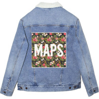 Maps Unisex Sherpa-lined Denim Jacket | Artistshot