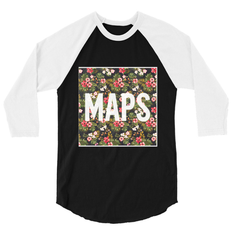 Maps 3/4 Sleeve Shirt | Artistshot