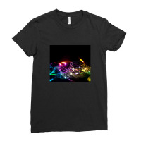 Music Notes In Color Ladies Fitted T-shirt | Artistshot