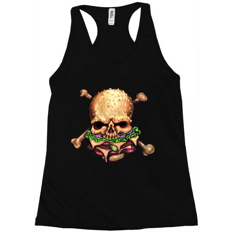 H Is For Hazardous Hamburgers Racerback Tank | Artistshot