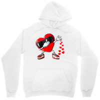 Cute Dabbing Heart And Salting Boys Funny Valentines Day T Shirt Unisex Hoodie | Artistshot