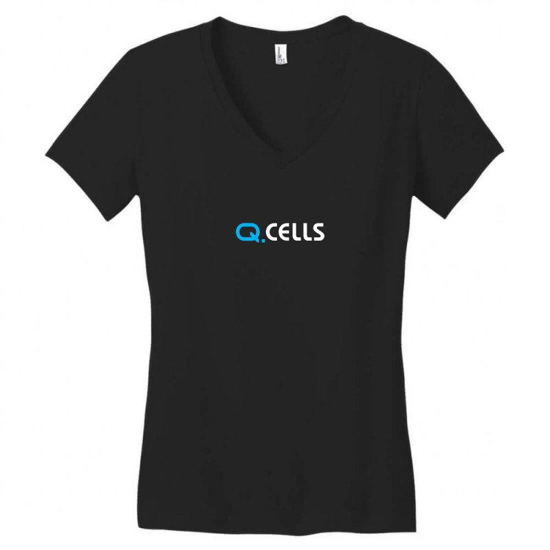 Fascinating Hanwha Q Cells Women's V-Neck T-Shirt by Qariaa | Artistshot