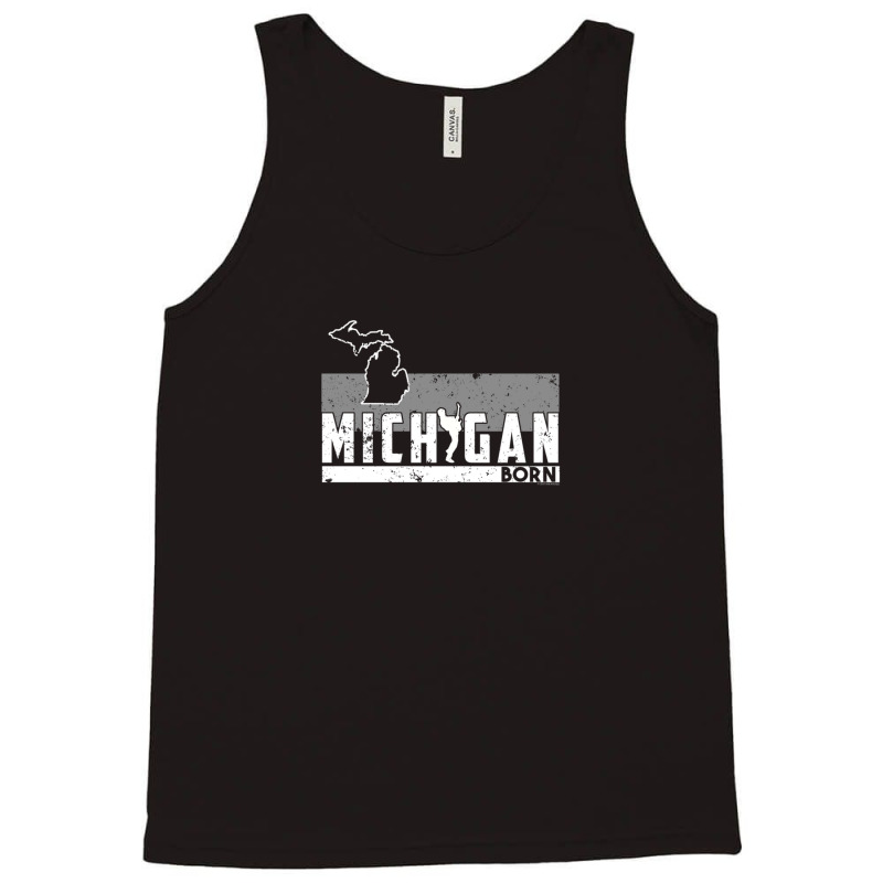 Rock N Roll T Shirt Michigan Blues Electric Guitar 1 Tank Top | Artistshot