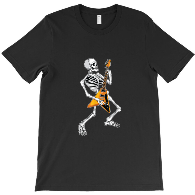 Skeleton Playing Guitar Cool Rock Guitarist Gift Fan T-shirt | Artistshot