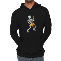 Skeleton Playing Guitar Cool Rock Guitarist Gift Fan Lightweight Hoodie | Artistshot