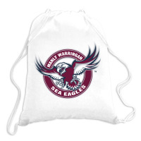 The-manly-warringah-sea-eagles-pen Drawstring Bags | Artistshot