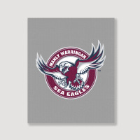 The-manly-warringah-sea-eagles-pen Portrait Canvas Print | Artistshot