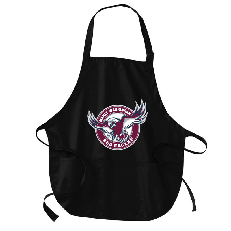 The-manly-warringah-sea-eagles-pen Medium-length Apron | Artistshot