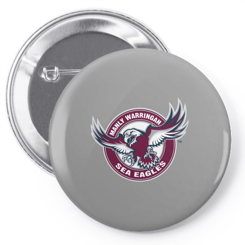 The-manly-warringah-sea-eagles-pen Pin-back Button | Artistshot