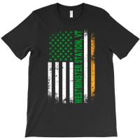 Artistshot Trending American Flag Irish St Patricks Day Westminster St T-shirt | Artistshot