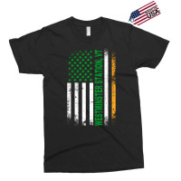 Artistshot Trending American Flag Irish St Patricks Day Westminster St Exclusive T-shirt | Artistshot