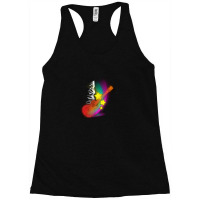 Illustration Of Musical Instruments  Music Racerback Tank | Artistshot