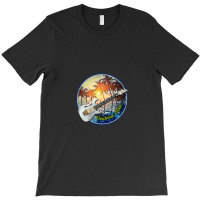 Electric Sunset Pandemic Moon T-shirt | Artistshot