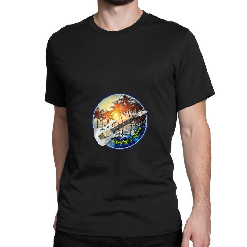 Electric Sunset Pandemic Moon Classic T-shirt | Artistshot