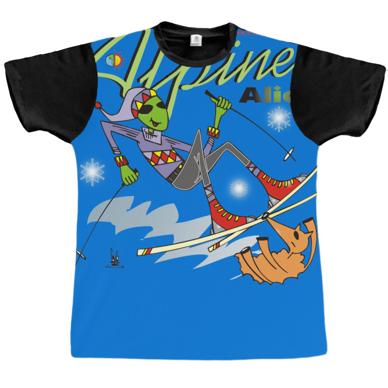 Alpine Alien Graphic T-shirt | Artistshot