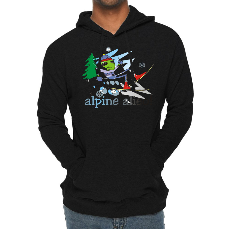 Alpine Alien 1 Lightweight Hoodie | Artistshot