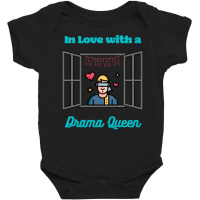 Artistshot Limited Edition Dramatic Cute Drama Drama Queen Fun Funny H Baby Bodysuit | Artistshot