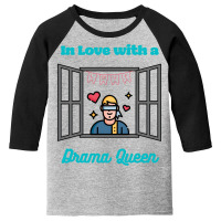 Artistshot Limited Edition Dramatic Cute Drama Drama Queen Fun Funny H Youth 3/4 Sleeve | Artistshot