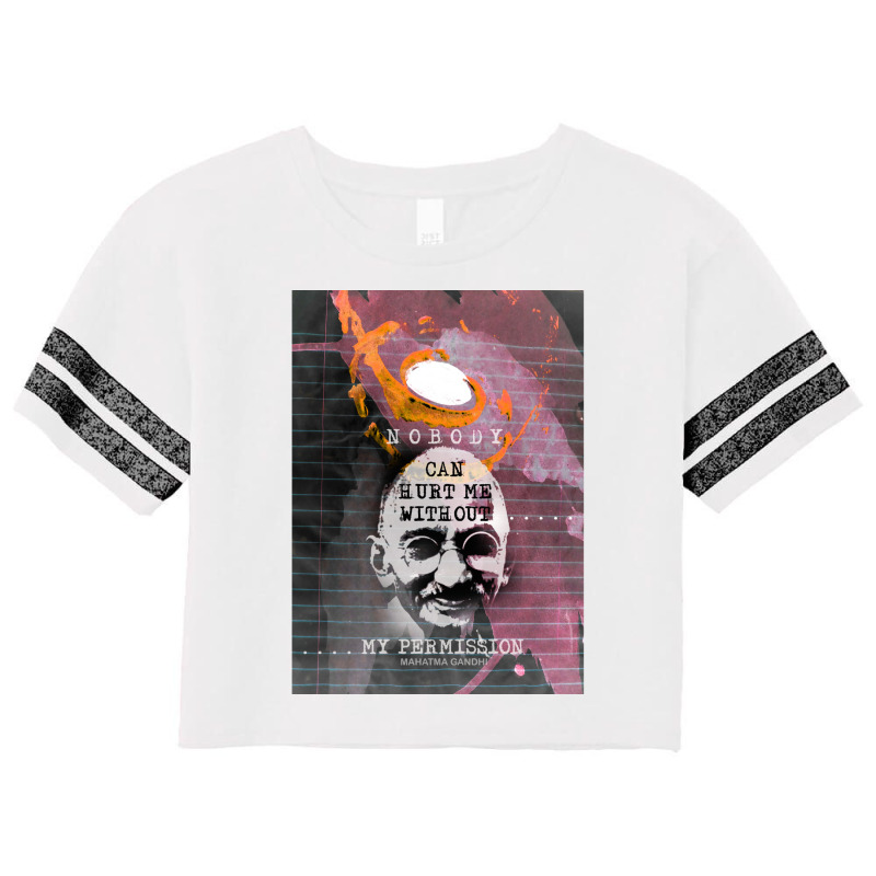 Gandhi Scorecard Crop Tee | Artistshot