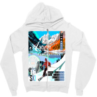 Aspen Ski Zipper Hoodie | Artistshot