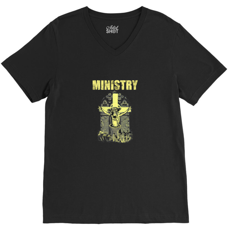 Ministry – Holy Cow 1 V-neck Tee | Artistshot