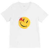 Bloody Smile V-neck Tee | Artistshot