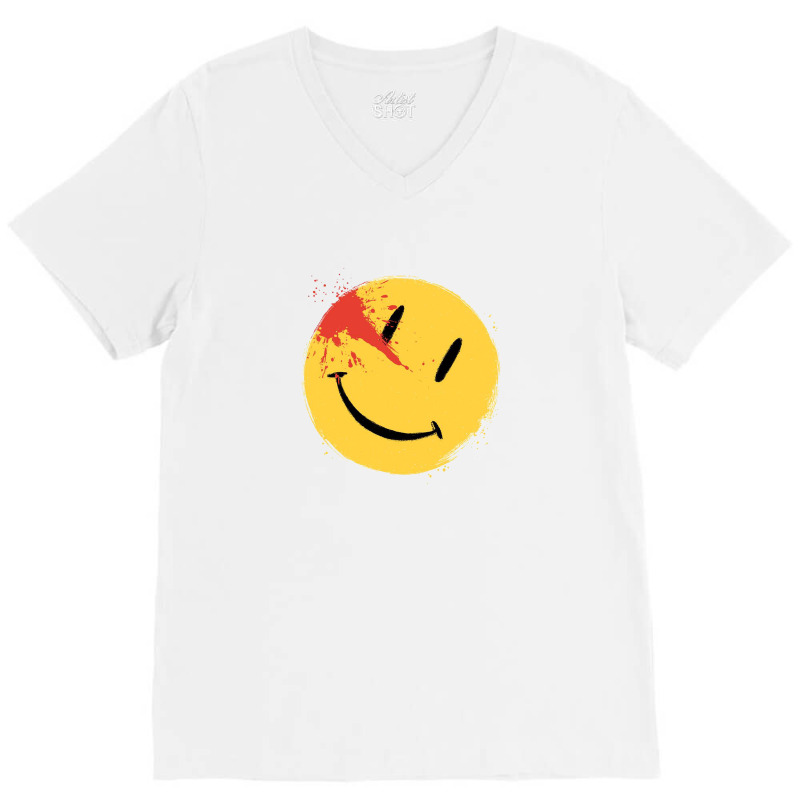 Bloody Smile V-neck Tee | Artistshot