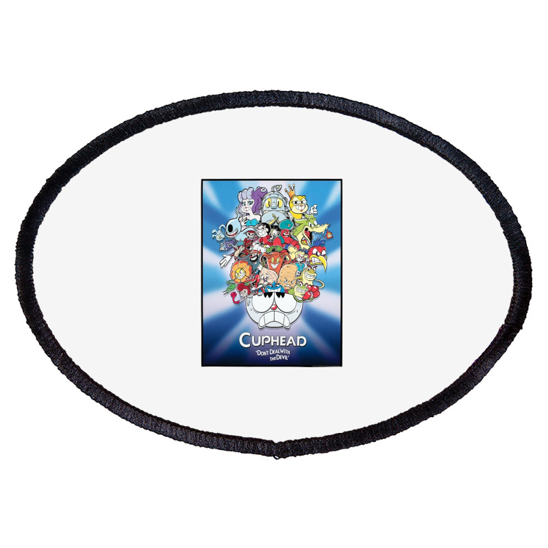 Boss Rush Print Oval Patch | Artistshot