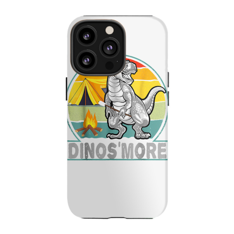 Funny Dinos'more Camping Dinosaur Camp Smore Dino Campfire T Shirt Iphone 13 Pro Case | Artistshot