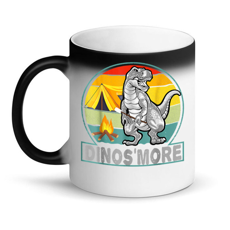 Funny Dinos'more Camping Dinosaur Camp Smore Dino Campfire T Shirt Magic Mug | Artistshot