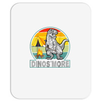 Funny Dinos'more Camping Dinosaur Camp Smore Dino Campfire T Shirt Mousepad | Artistshot