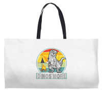 Funny Dinos'more Camping Dinosaur Camp Smore Dino Campfire T Shirt Weekender Totes | Artistshot