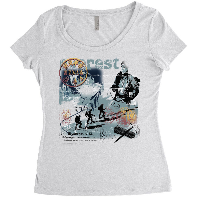 Everest Women's Triblend Scoop T-shirt by ukusfockn | Artistshot