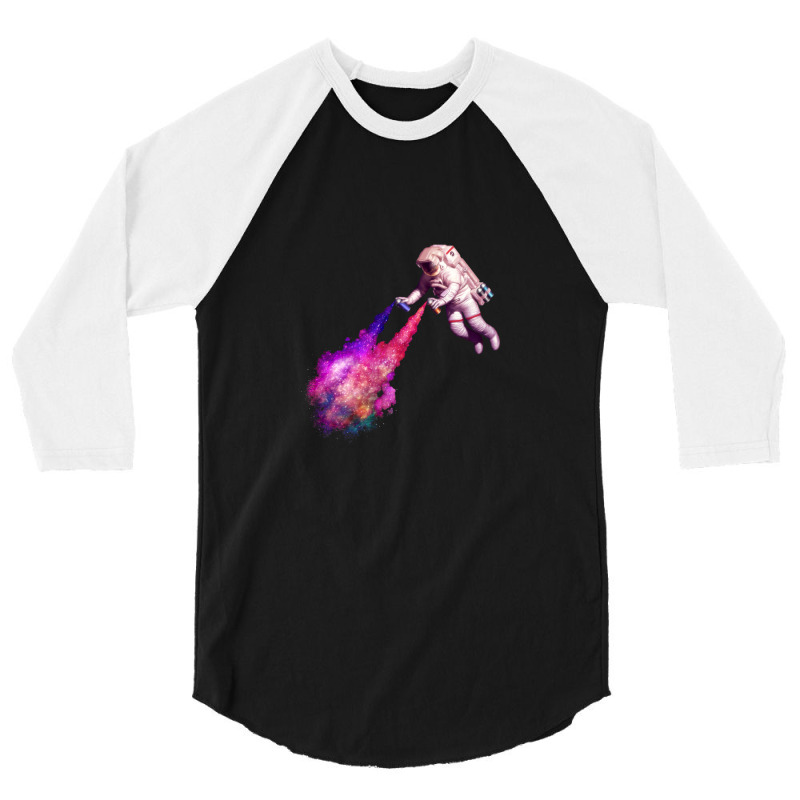 Shooting Stars - The Astronaut Artist 3/4 Sleeve Shirt | Artistshot