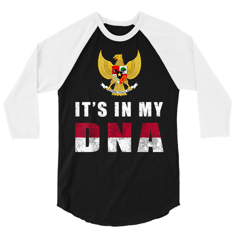 Indonesia,indonesian,indonesia Flag. T Shirt 3/4 Sleeve Shirt | Artistshot