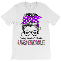 Eating Disorders Warrior Ribbon Unbreakable T Shirt T-shirt | Artistshot