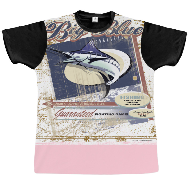 Big Game Fishing Graphic T-shirt | Artistshot