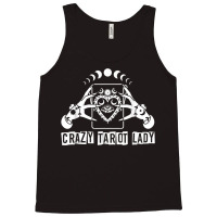 Divination Crazy Tarot Lady Crystal Ball Tarot Cards T Shirt Tank Top | Artistshot