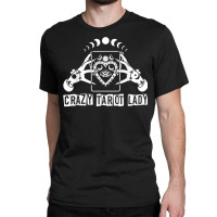 Divination Crazy Tarot Lady Crystal Ball Tarot Cards T Shirt Classic T-shirt | Artistshot