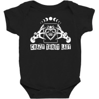 Divination Crazy Tarot Lady Crystal Ball Tarot Cards T Shirt Baby Bodysuit | Artistshot