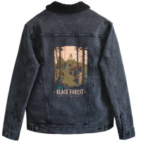 Black Forest Unisex Sherpa-lined Denim Jacket | Artistshot