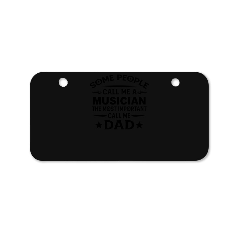 Musician Father Dad  Gift For Father's Day Musician Dad Father's Day Bicycle License Plate | Artistshot