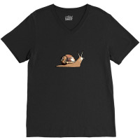 Snail V-neck Tee | Artistshot