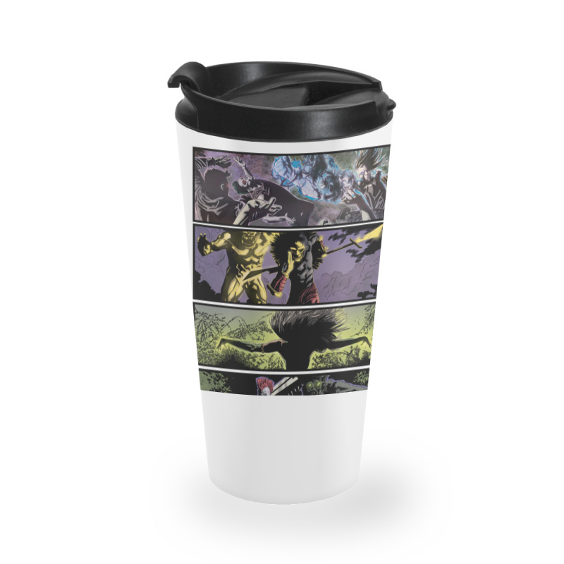 Heroes Of Damien's Shadow Travel Mug | Artistshot