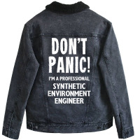 Synthetic Environment Engineer T Shirt Unisex Sherpa-lined Denim Jacket | Artistshot