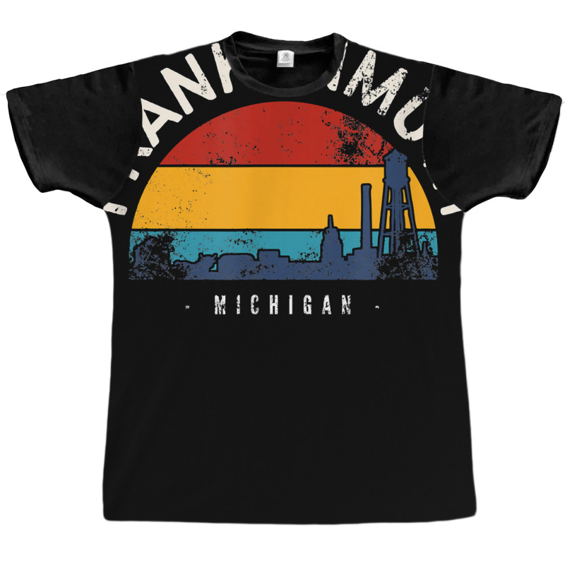 Retro Cityscape Frankenmuth Michigan T Shirt Graphic T-shirt | Artistshot