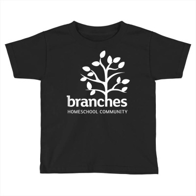 Branches Homeschool White Logo T Shirt Toddler T-shirt Designed By Ameliahamrick