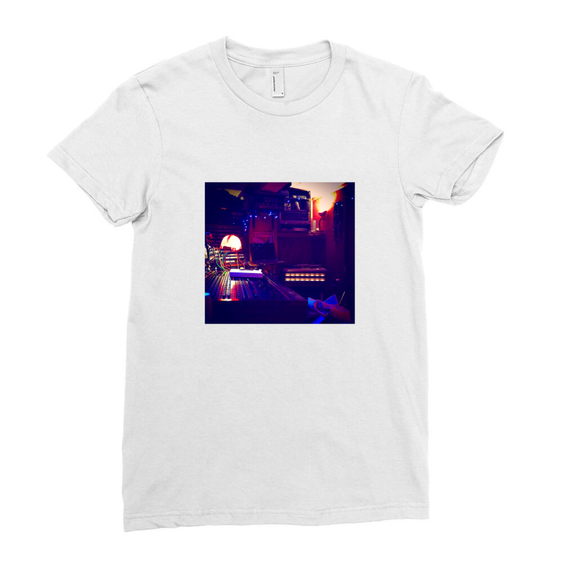 Retro Tape Recording Studio   1 Ladies Fitted T-Shirt by AshliBuol | Artistshot