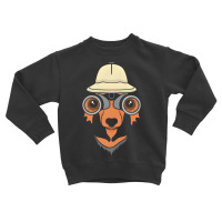 Artistshot Limited Edition Dachshund Detective Dachshund Detective Toddler Sweatshirt | Artistshot